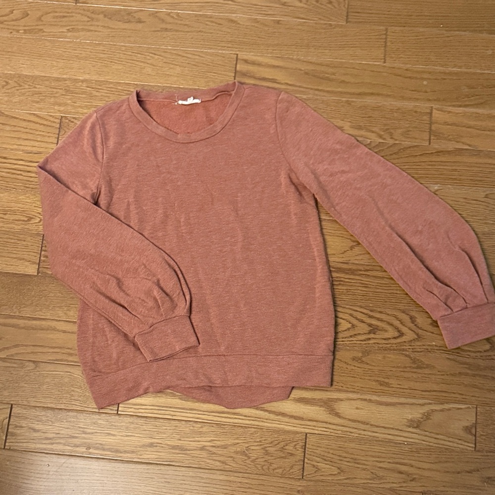 Mystree Dusty Rose Crew Neck Sweater